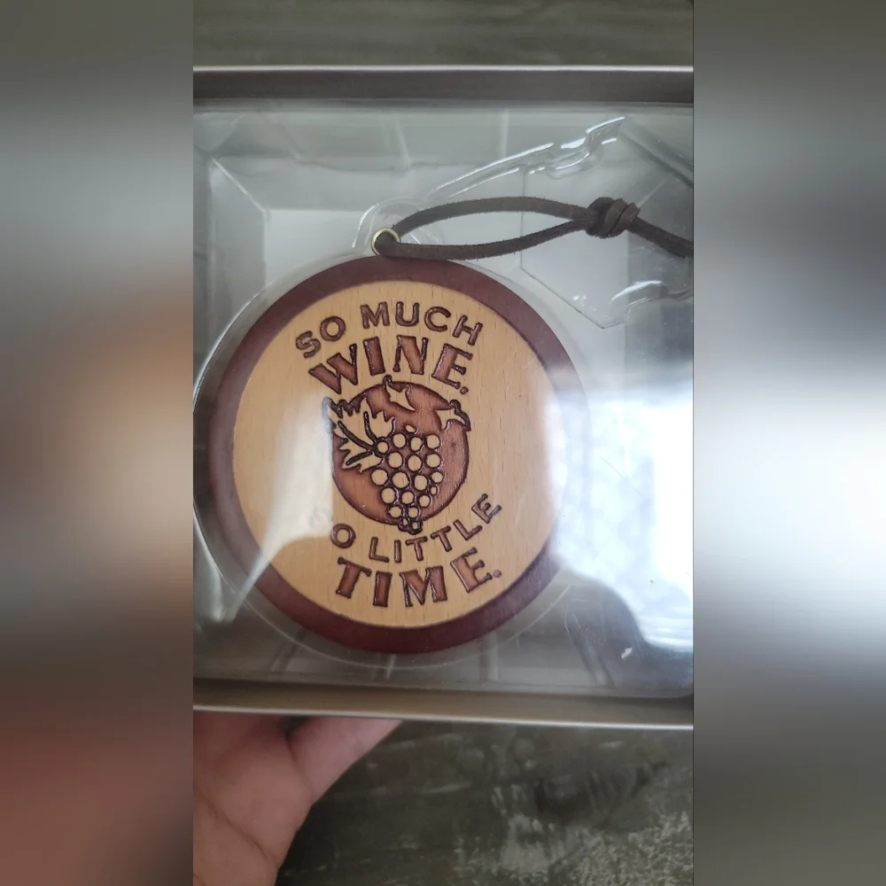 Hallmark Signature Ornament - Cheers - So Much Wine So Little Time